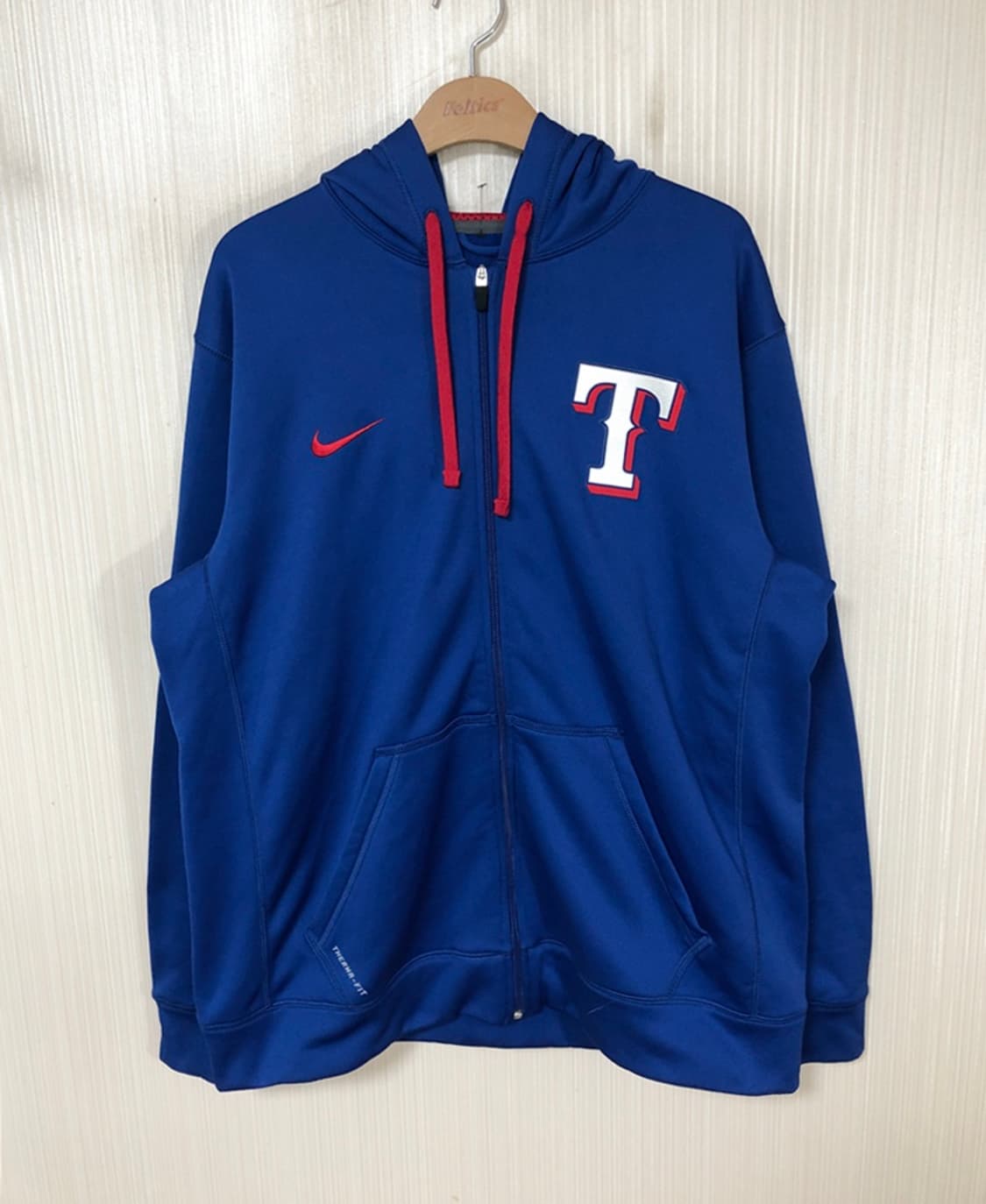 MLB 나이키베이스볼 텍사스레인져스 후드집업자켓 L(해외) 상품이미지1