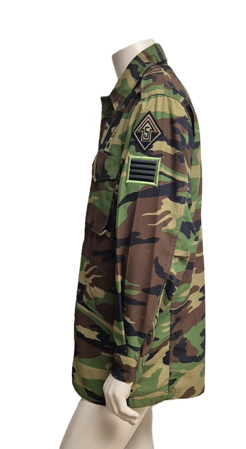 육군 구형 5기갑여단 병장 후기형 야전상의 전투복 상의 자켓 (L) 상품이미지2