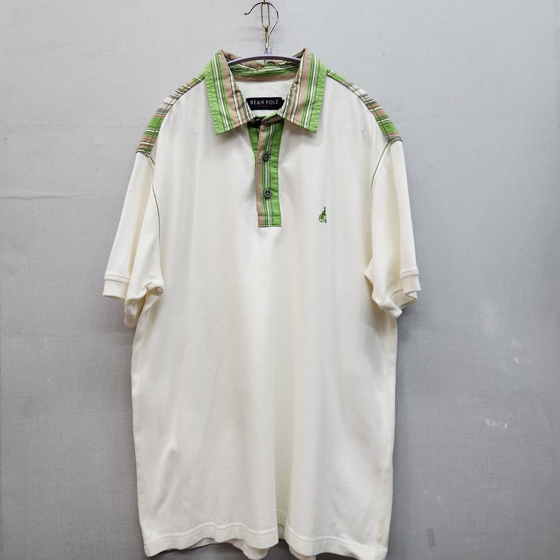 빈폴 배색 디테일 반팔카라 XL 상품이미지1