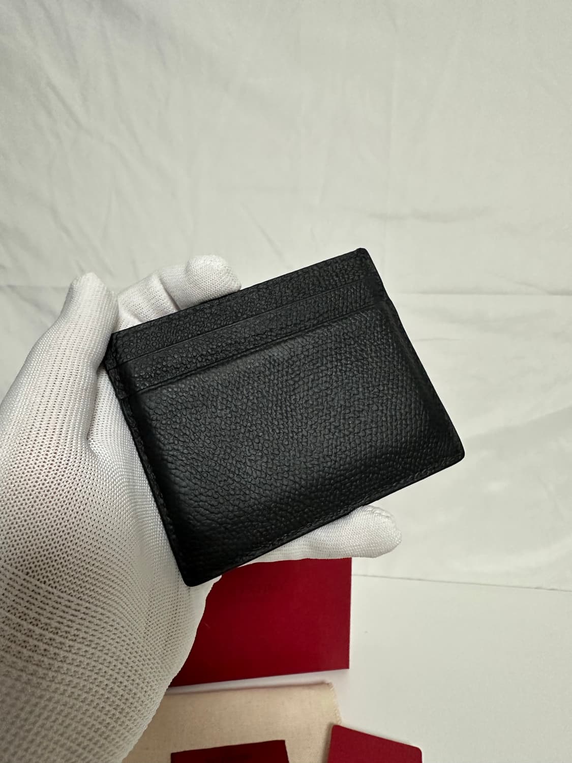 발렌티노 V로고 블랙 카드지갑 (OS) 상품이미지3