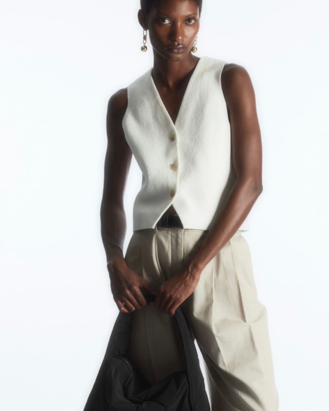 코스 코튼 베스트 (노윤서 착용) / 여성 베스트 / 여성 조끼  상품이미지2