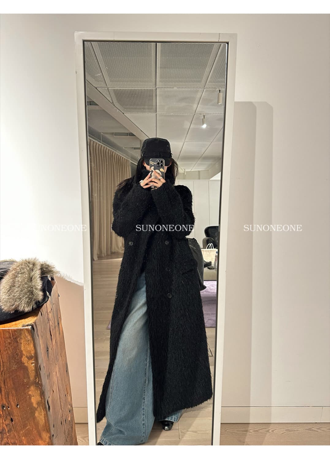 파리지앵바이브 코트 s 상품이미지3