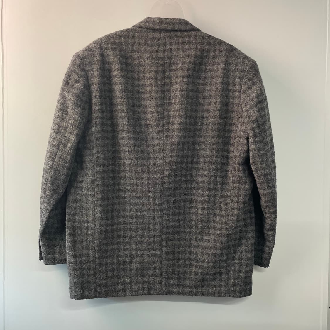 요지 야마모토 체크 울 블레이저 자켓 상품이미지7