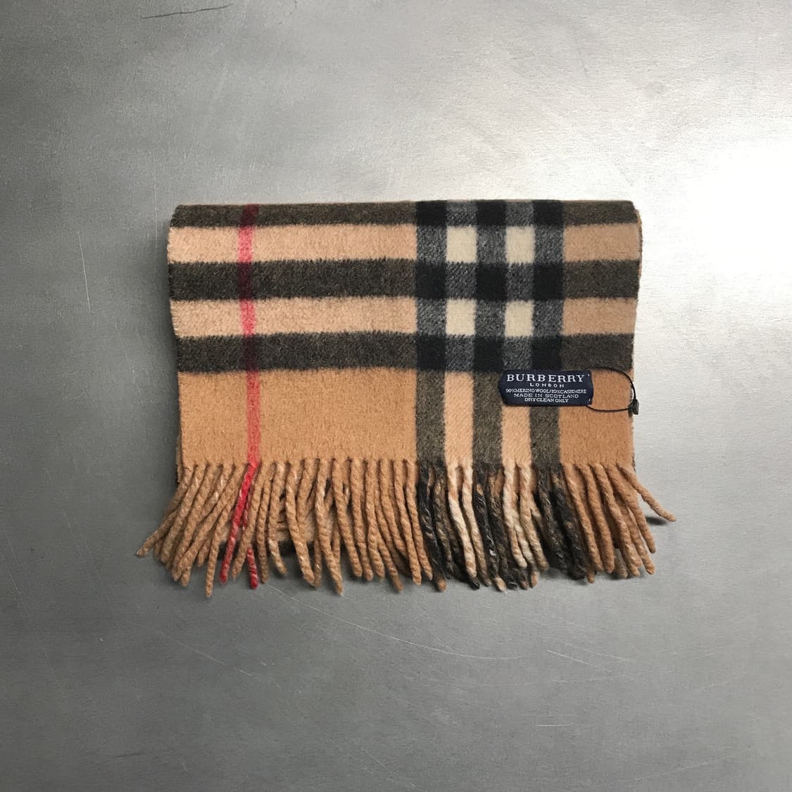버버리 정품 울/캐시미어 머플러 베이지 상품이미지1