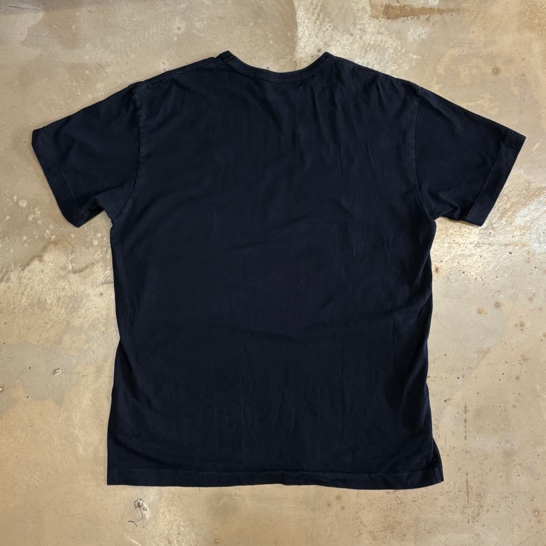 XXL 꼼데가르송 골드하트와펜 블랙 반팔 티셔츠 상품이미지3