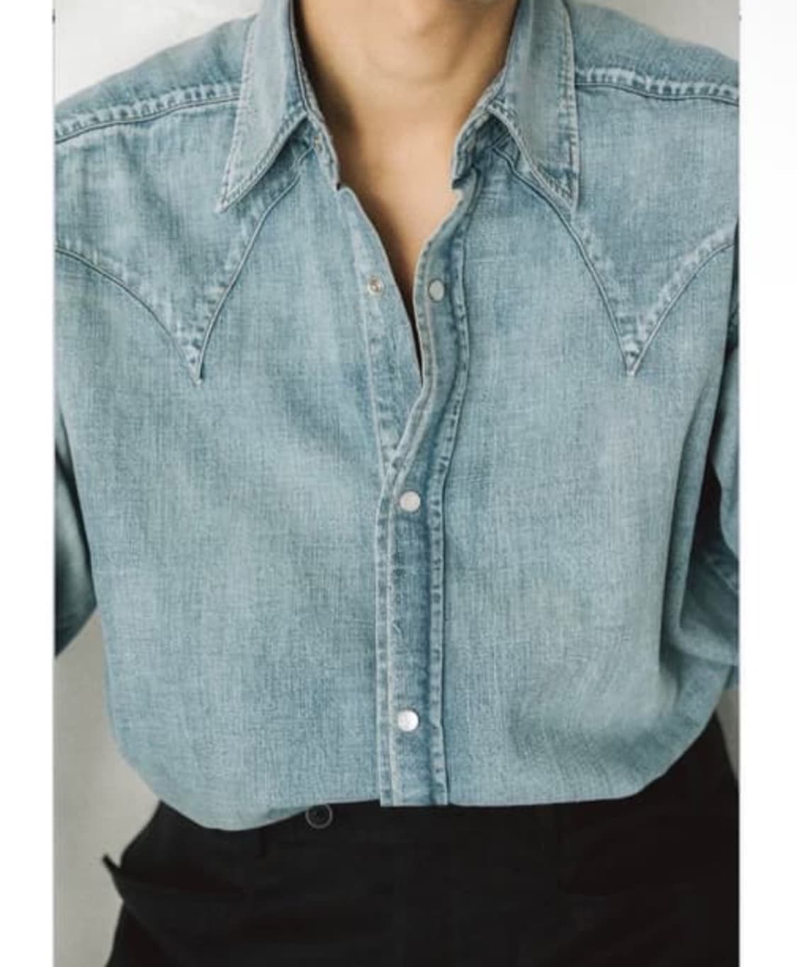 maatee and sons 웨스턴 데님 셔츠  상품이미지2