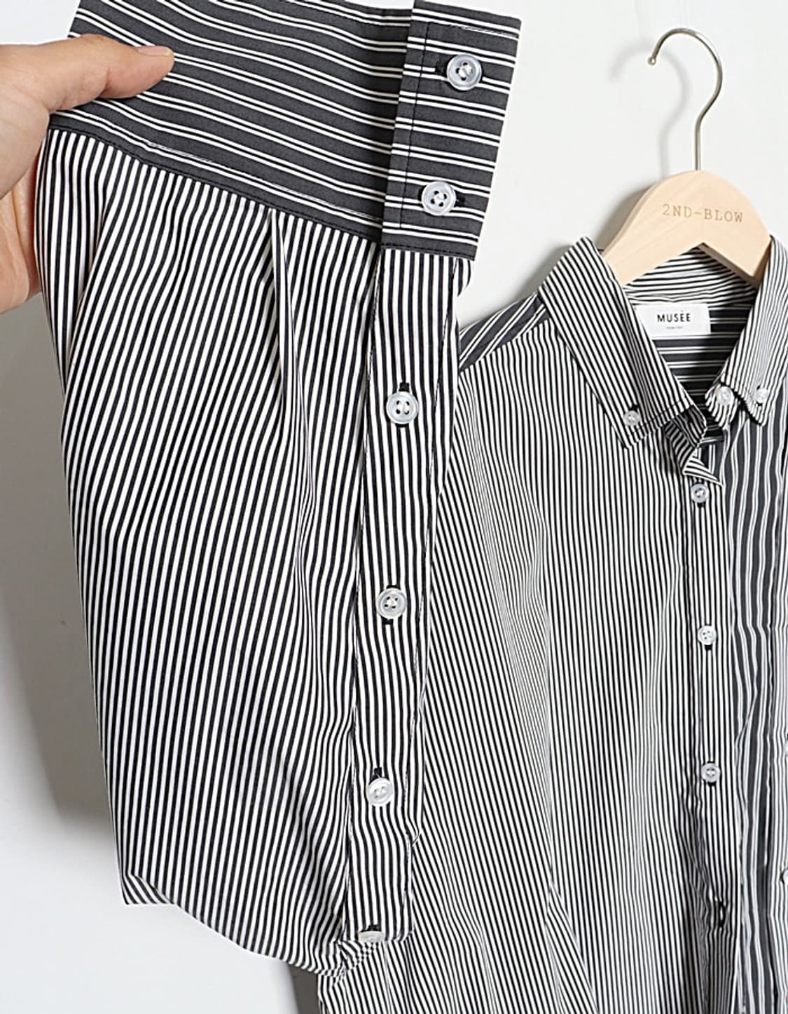 MUSEE Layered Big Shirts 상품이미지8