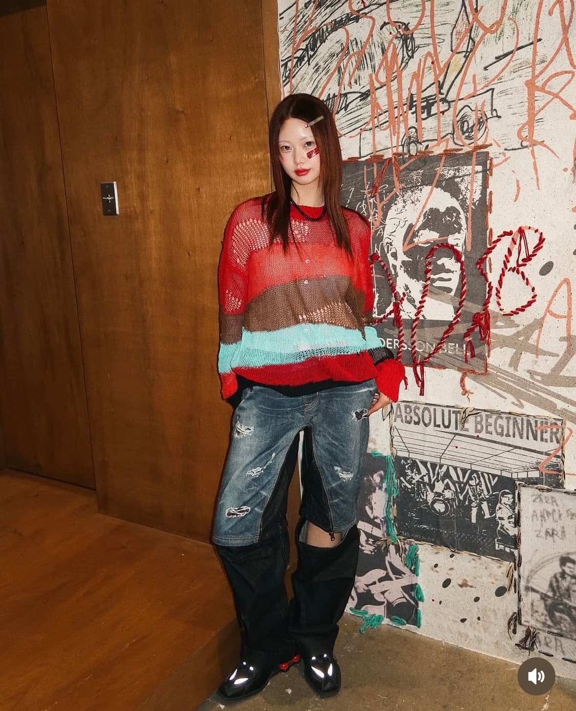 자라 앤더슨벨 초회판 디테쳐블 레이어드 진 40 상품이미지6