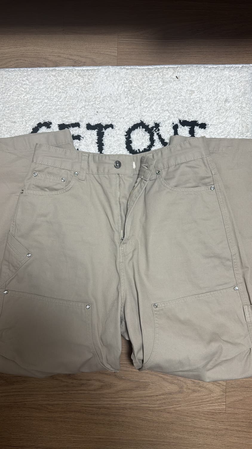 9999아카이브 더블니 팬츠 상품이미지1