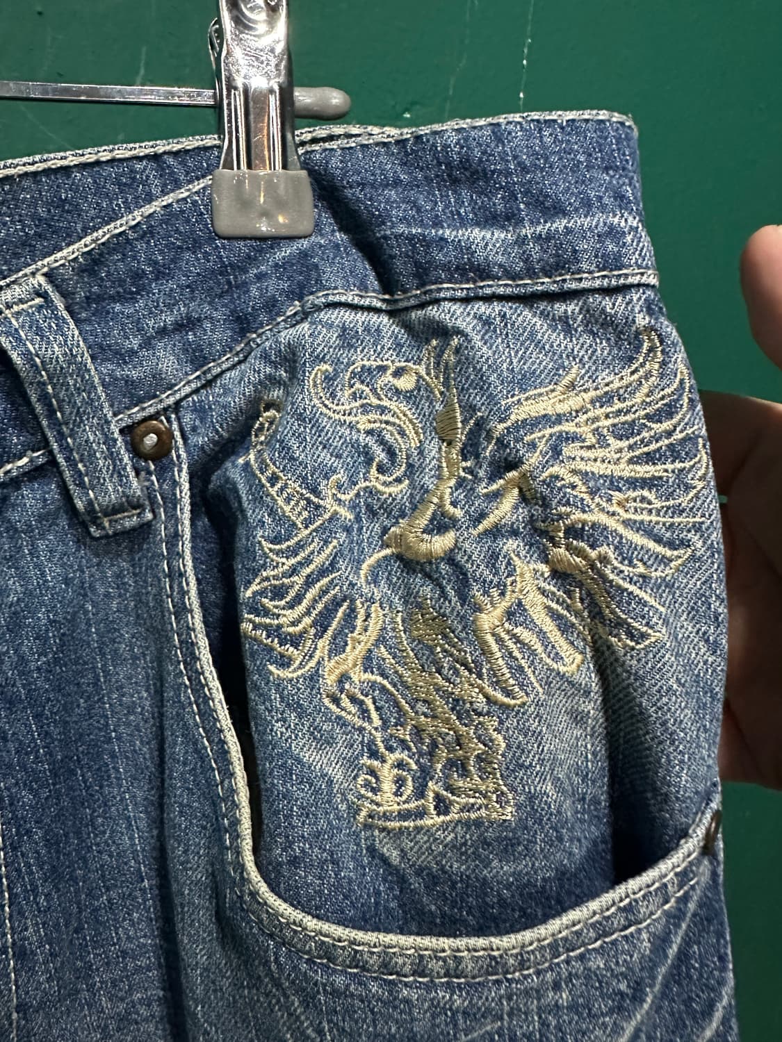 센존 자수디테일 데님팬츠 32 상품이미지6