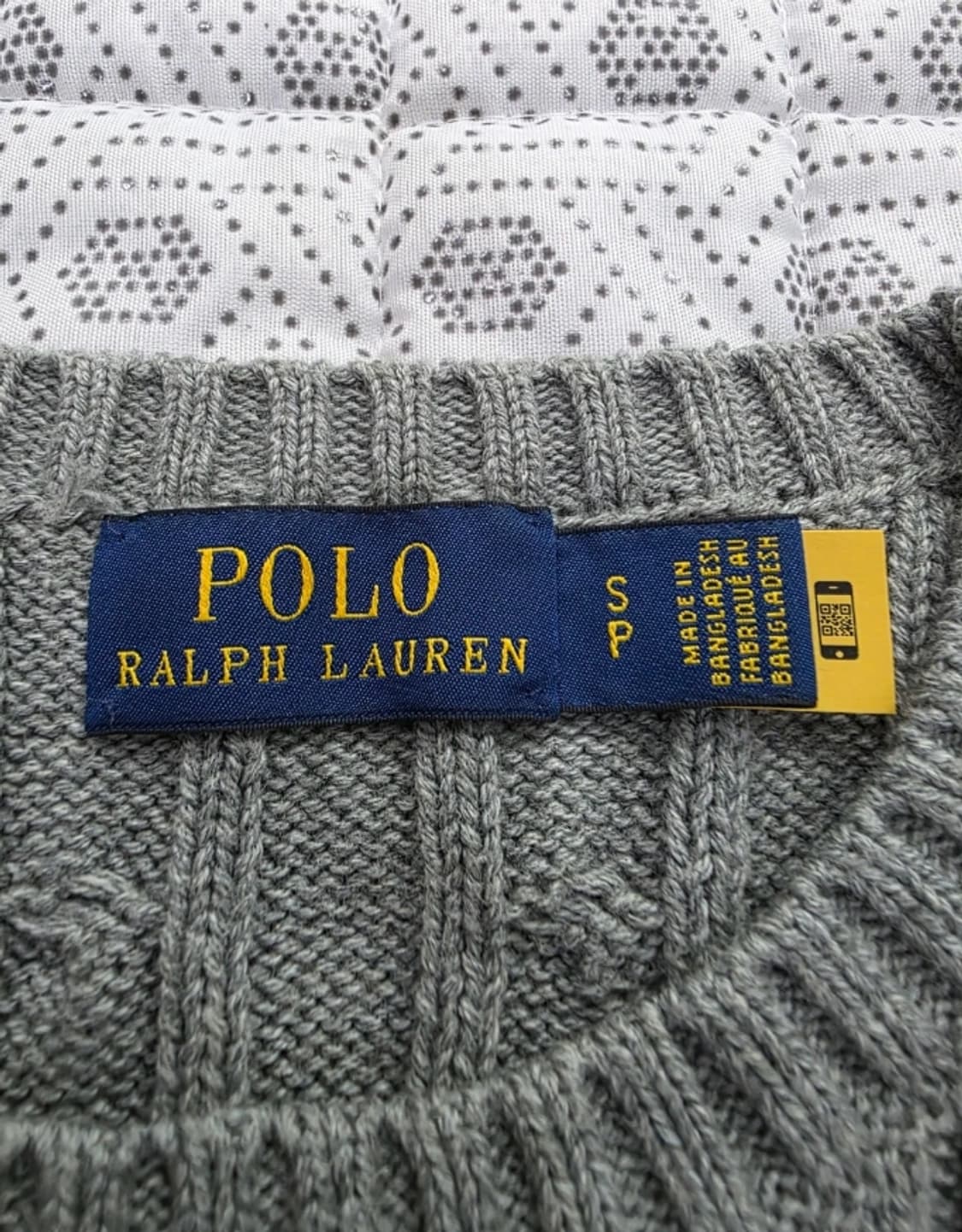 폴로 랄프로렌 케이블 니트 그레이 ~55 상품이미지6