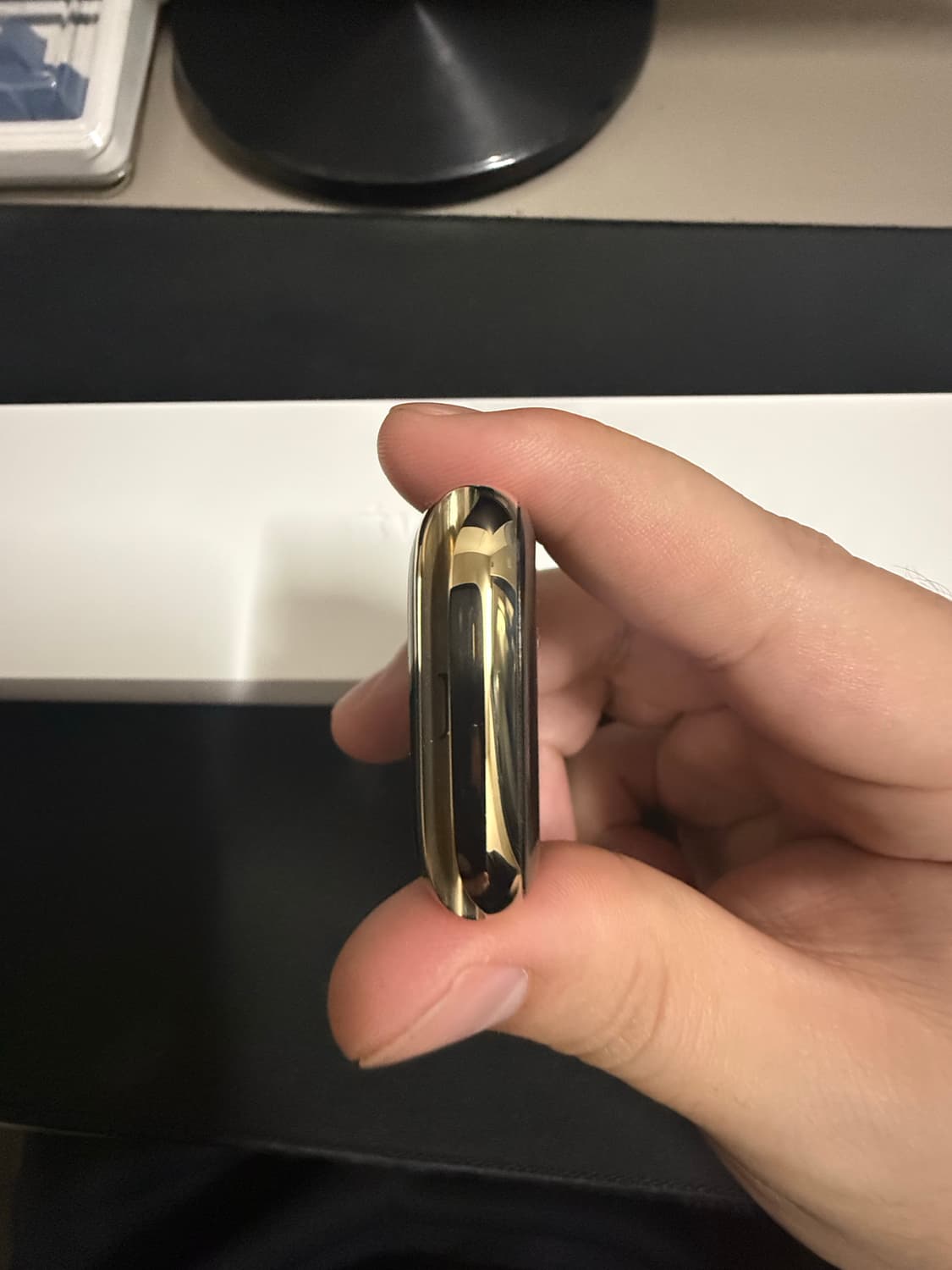 애플워치7 45mm 스테인리스 골드 셀룰러 배터리성능 100% 상품이미지6