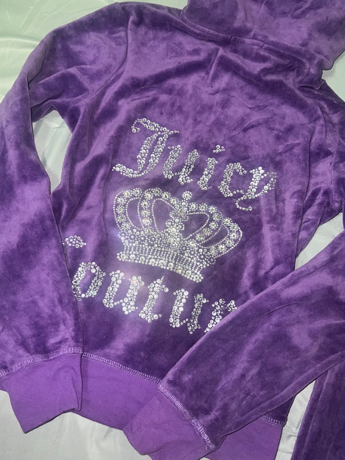 ✨쥬시꾸뛰르✨JuicyCouture purple velour set셋업 상품이미지5