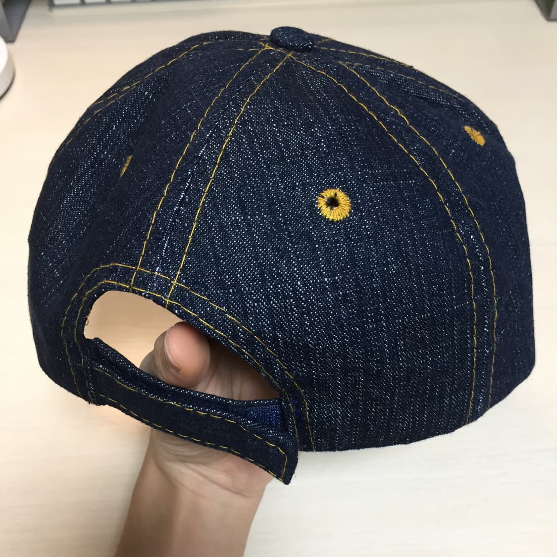 데님 말 자수 볼캡 상품이미지2