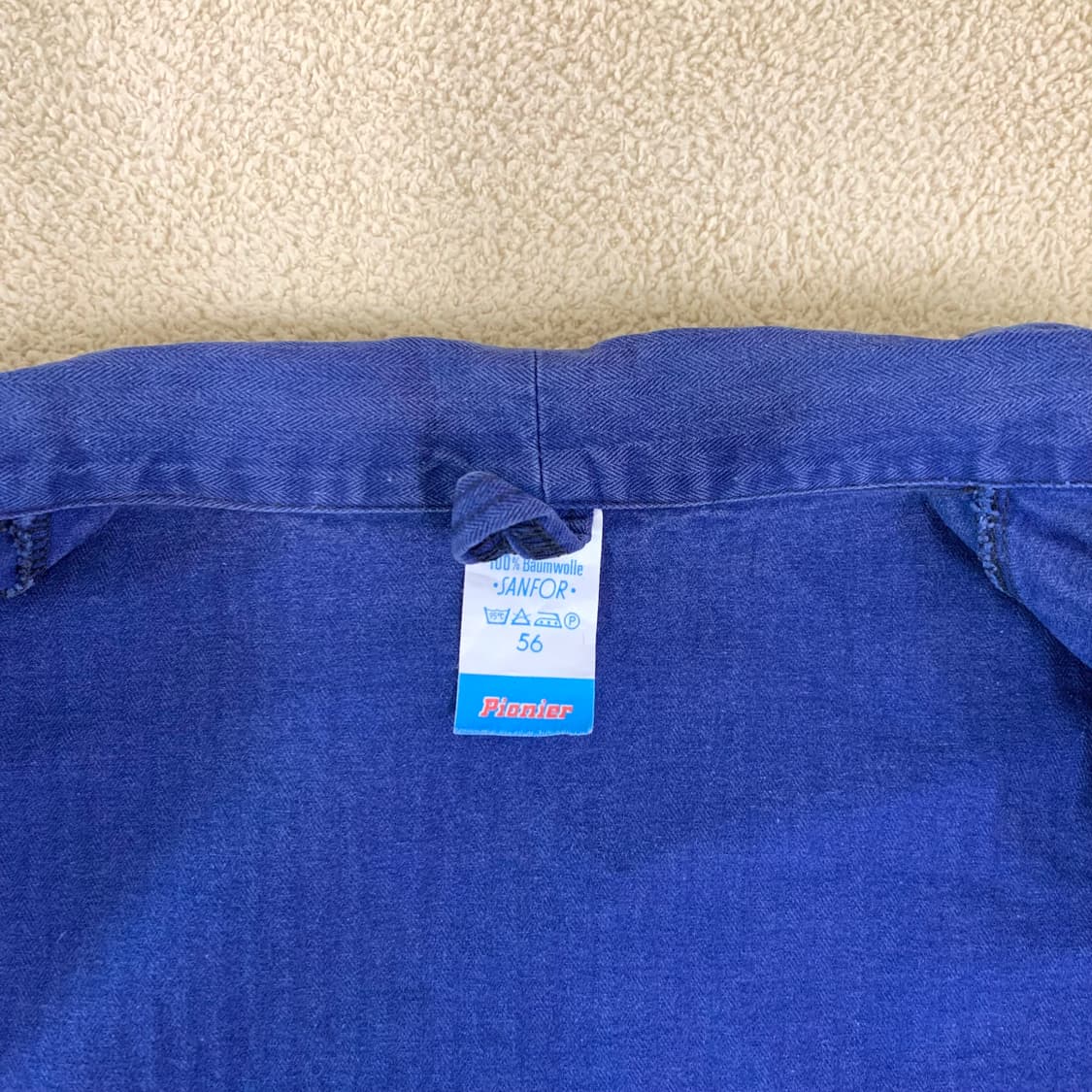 Pionier 프렌치워크 HBT 자켓(56/블루) 헤링본 워크웨어 상품이미지7