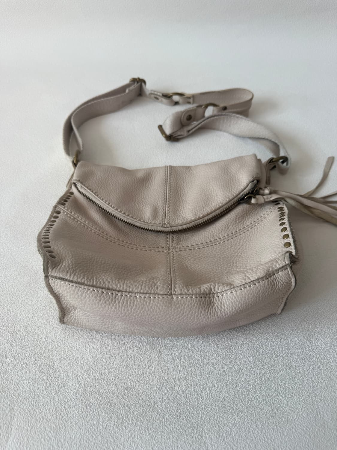 Pre owned 레더 스터드백 상품이미지6