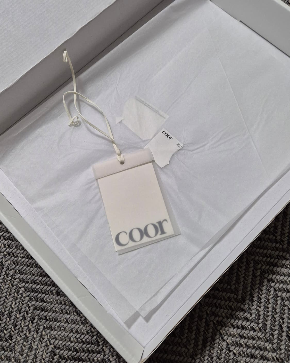 COOR 탑필 울라운드니트 M (블루그레이) 상품이미지8