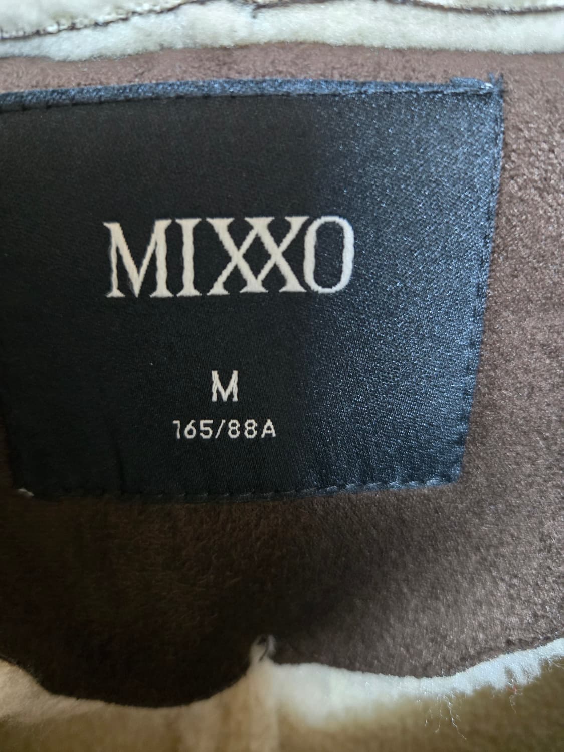MIXXO 믹쏘 무스탕 자켓 브라운M 상품이미지6