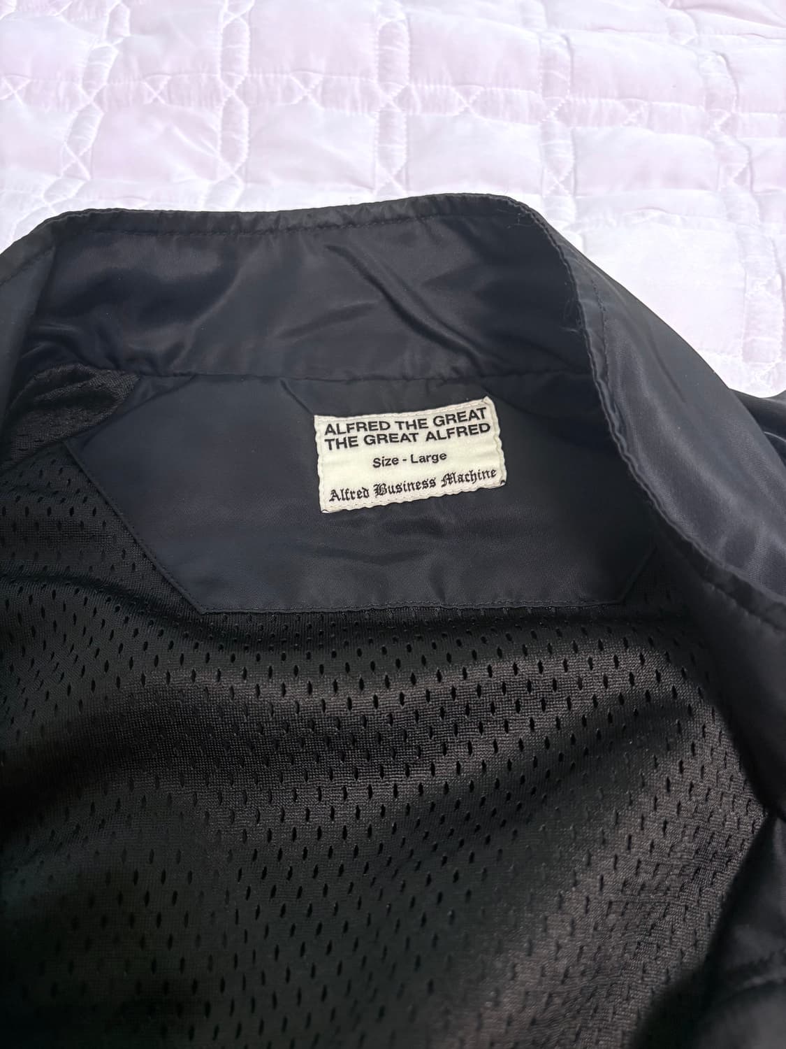 알프레드 IRON CROSS NYLON JACKET/BLACK 상품이미지3
