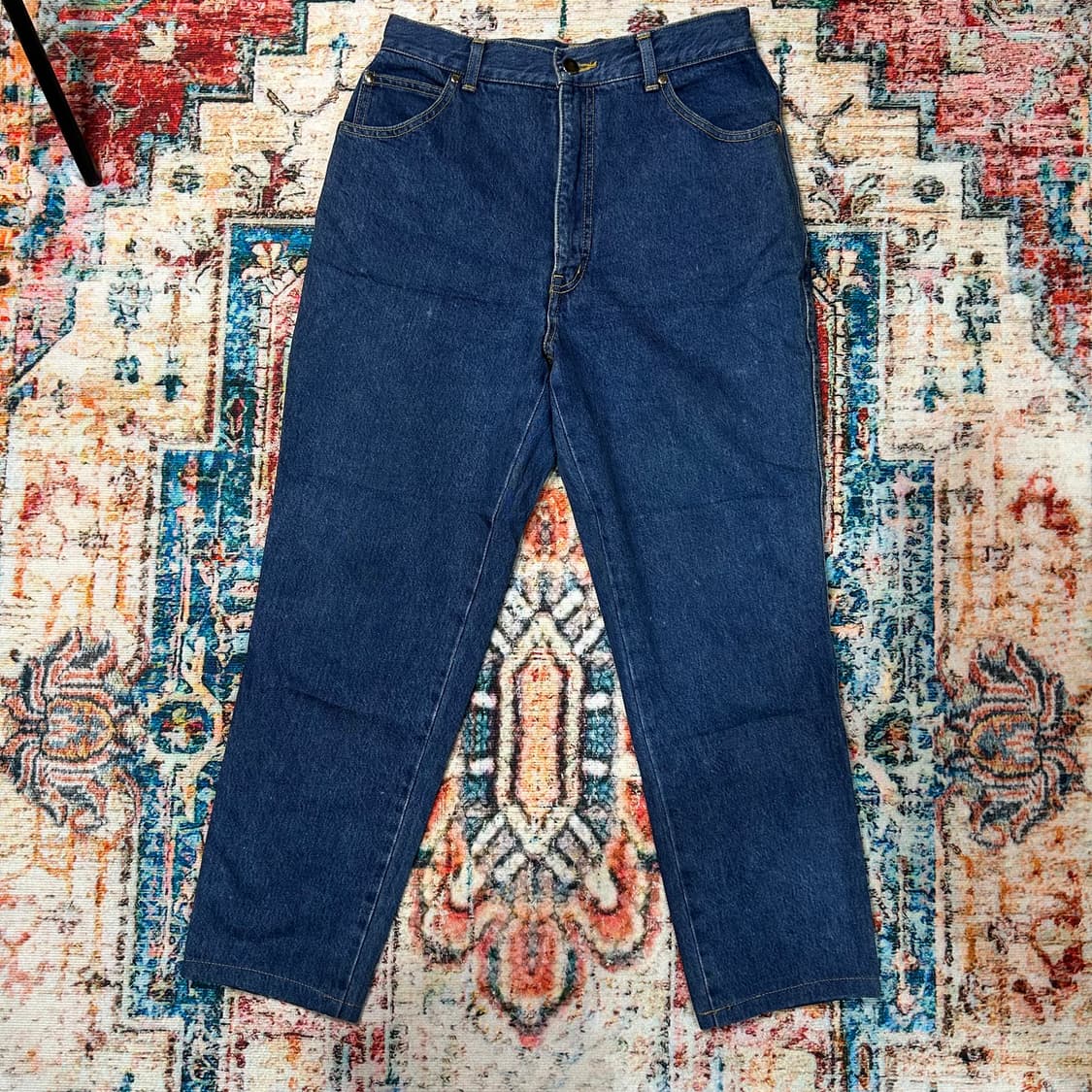 [28] 90s 입생로랑 자수 데님팬츠 상품이미지1