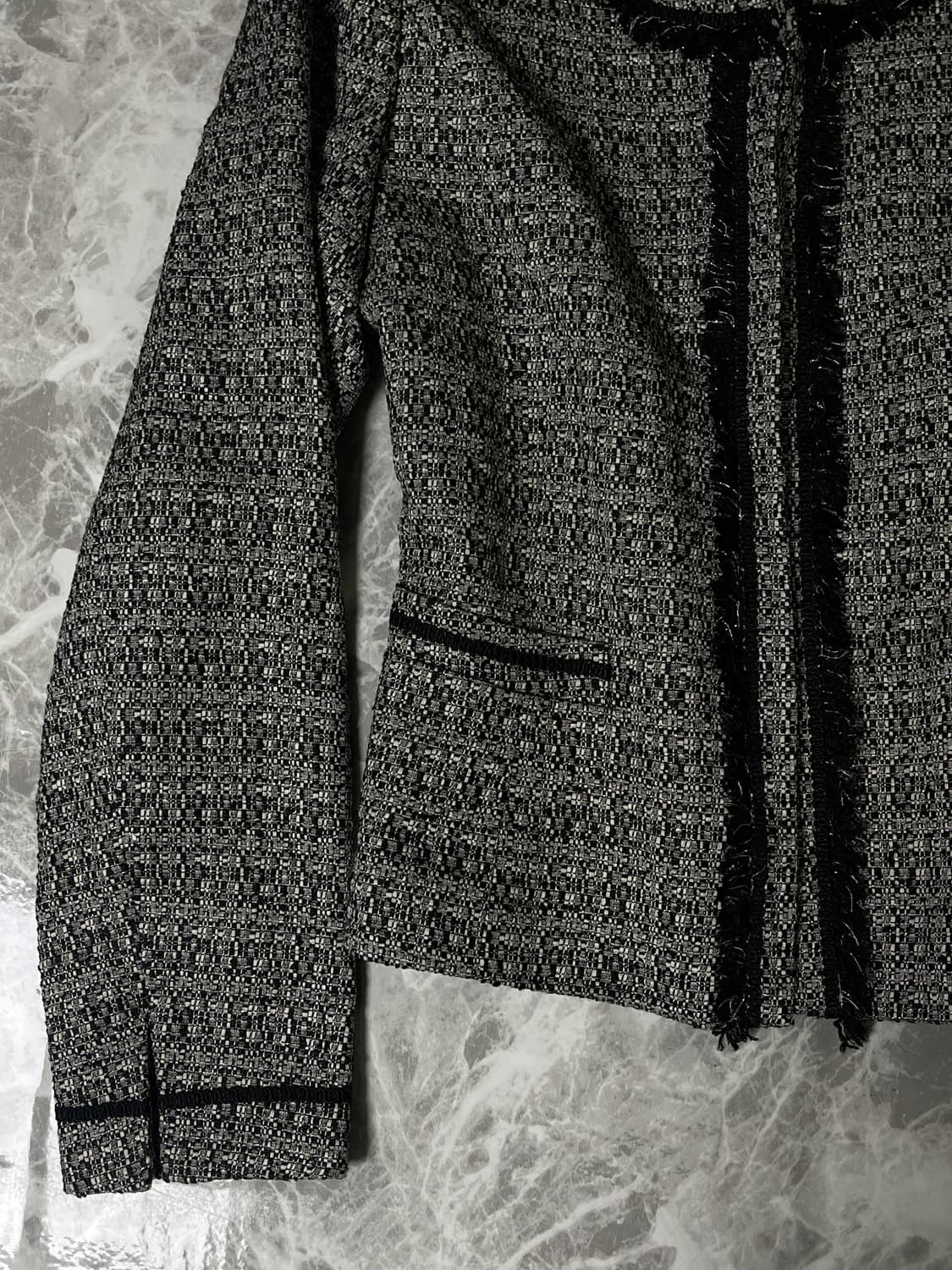 (a.v.v)tweed buckle jacket 상품이미지3