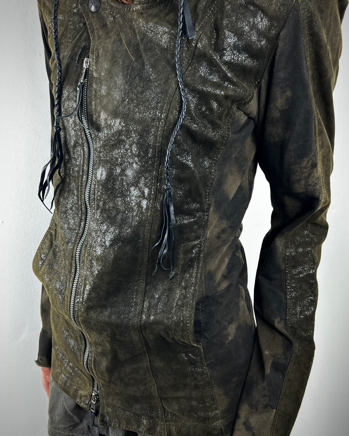 14TH ADDICTION WAXED BONO LEATHER JACKET 상품이미지5