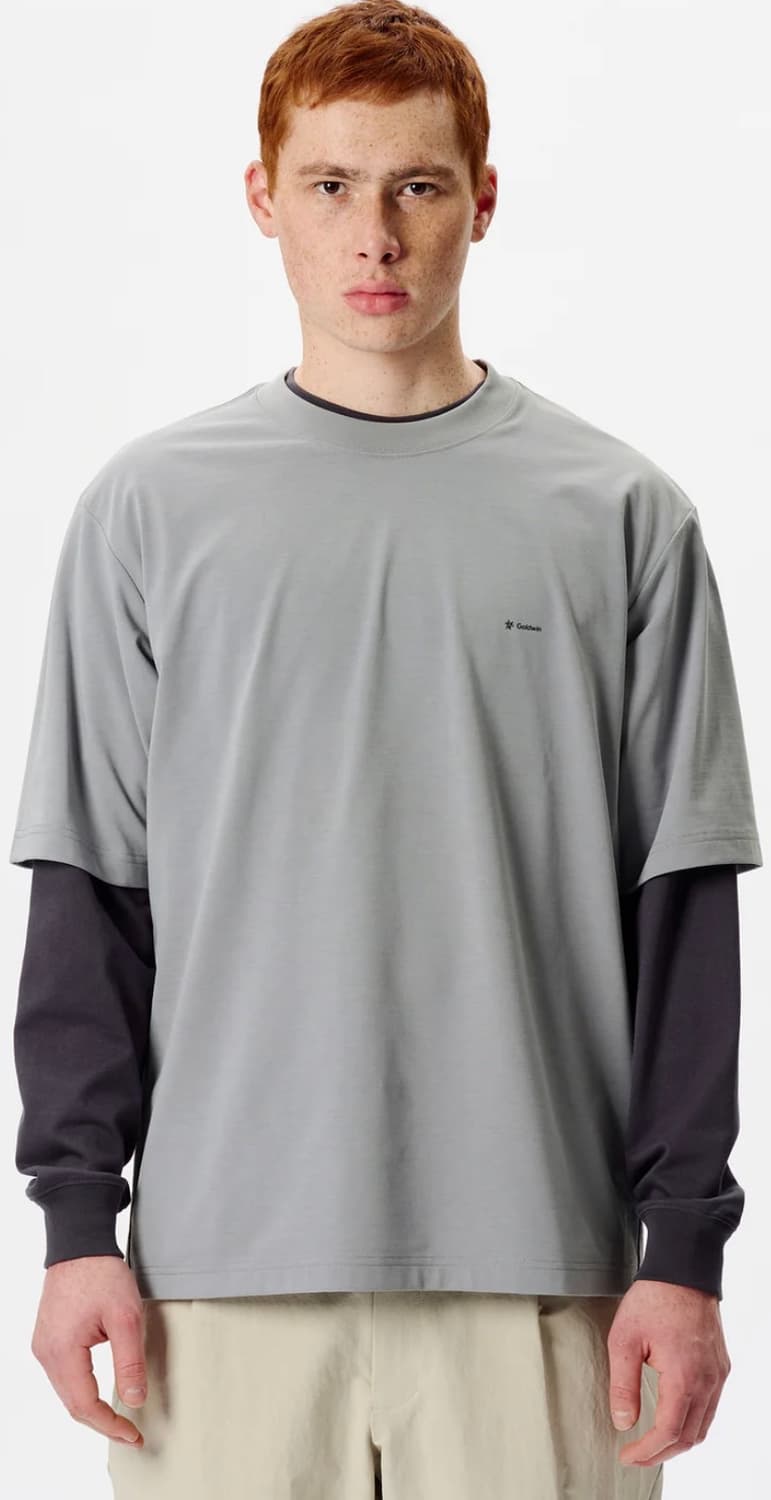 골드윈 그래픽 티셔츠 슬릿 그레이 새상품 상품이미지2