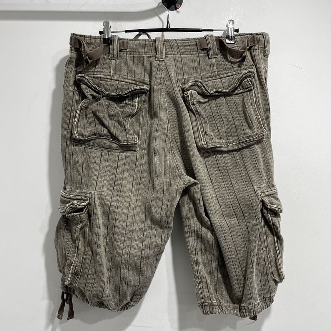 맥 아이 스트라이프 카고 반바지 상품이미지3