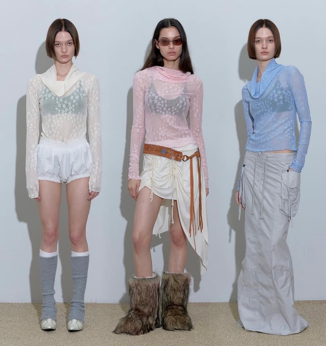 Sculptor top 스컬프터 시스루 탑 베이비블루 상품이미지1