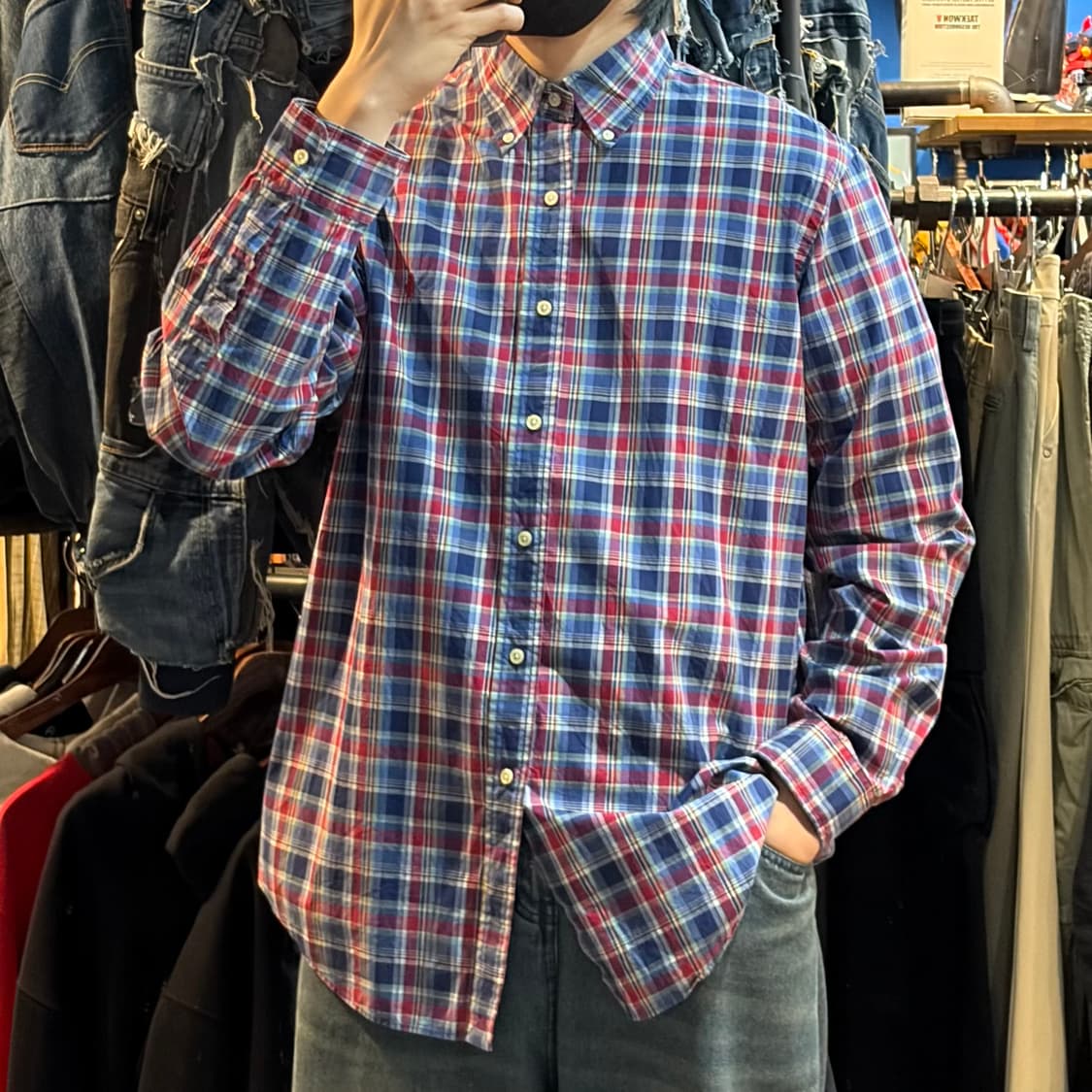 [No.9]Polo 폴로 체크 긴팔셔츠 상품이미지2