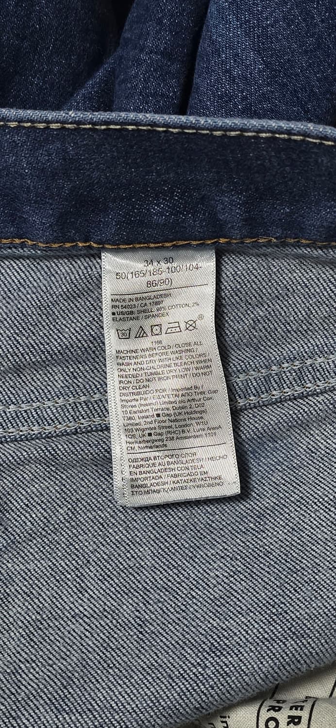 바나나 리퍼블릭 남성 스트레이트 핏 청바지 34/30 상품이미지3