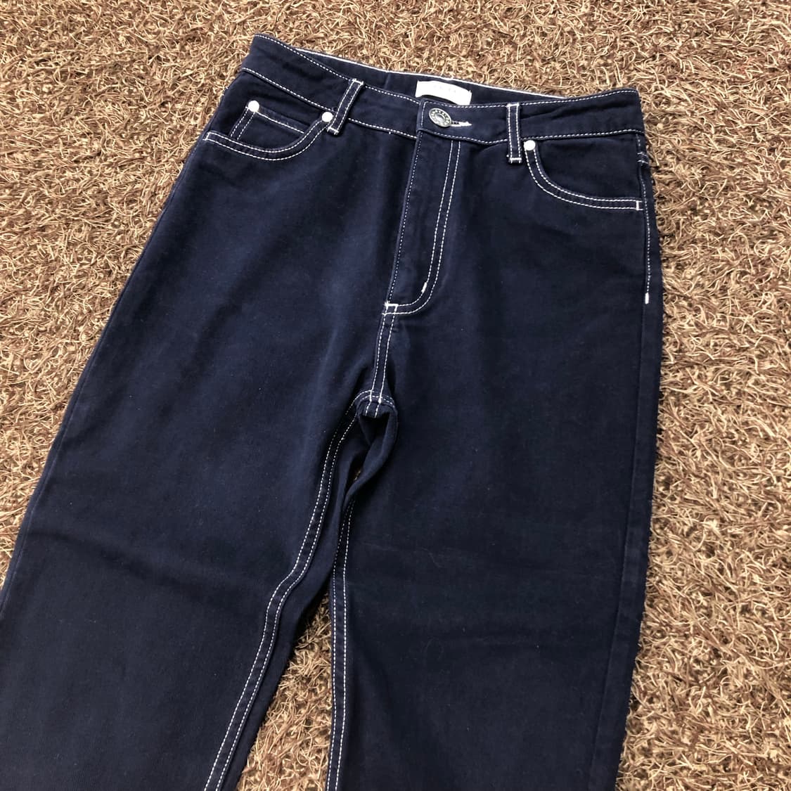 산드로 스티치 셀레스틴 슬림핏 데님 팬츠 상품이미지4