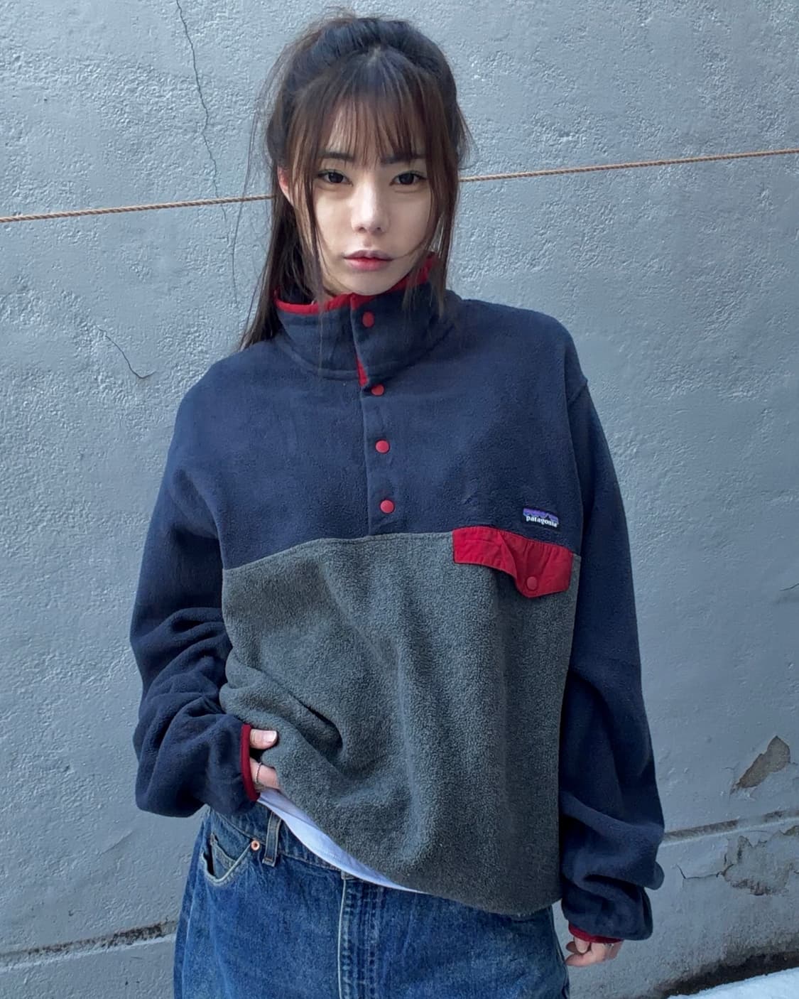 90s PATAGONIA synchilla fleece pullover 상품이미지1
