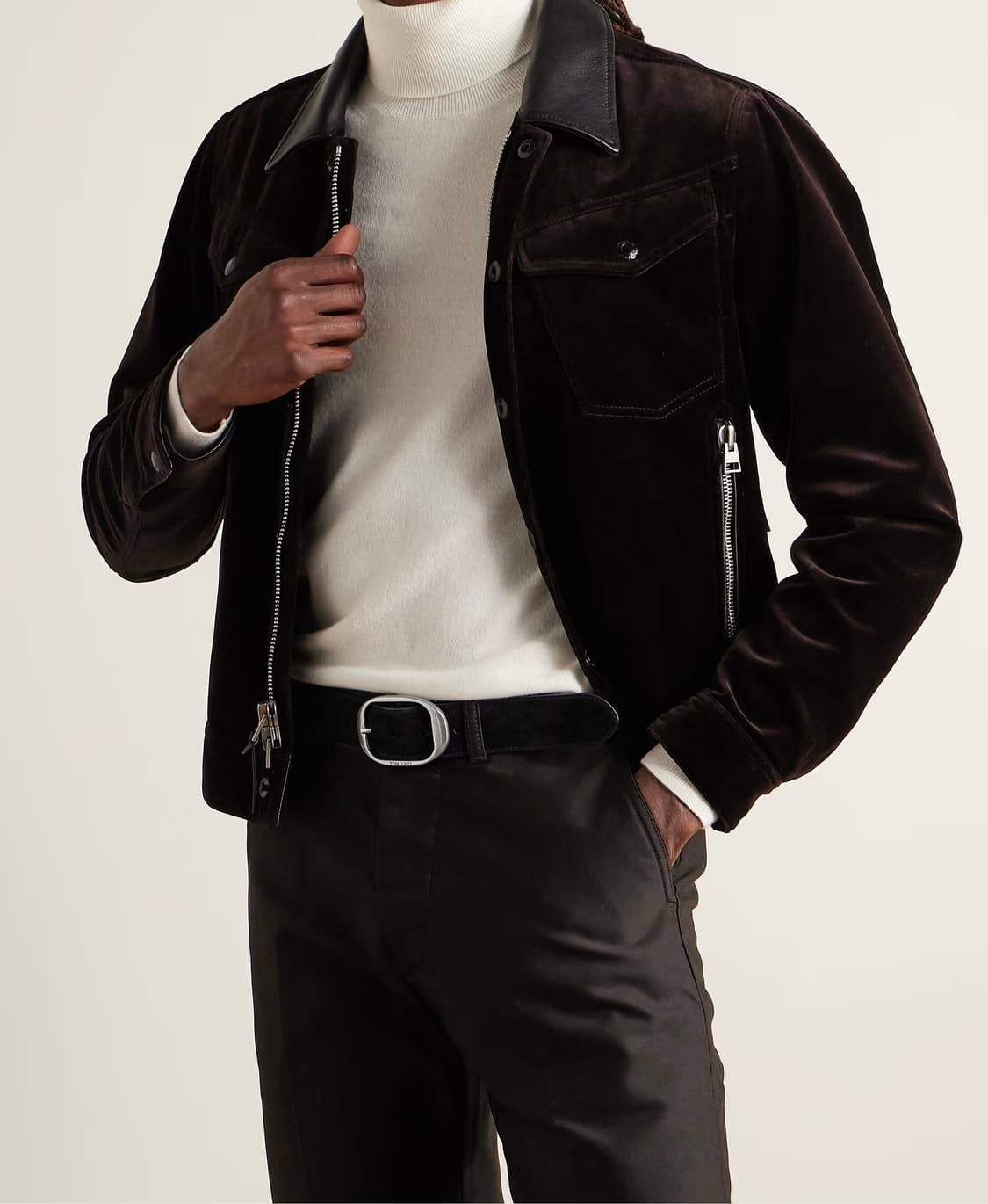 톰포드 23 F/w 라이트벨벳 웨스턴 트러커 자켓 상품이미지3