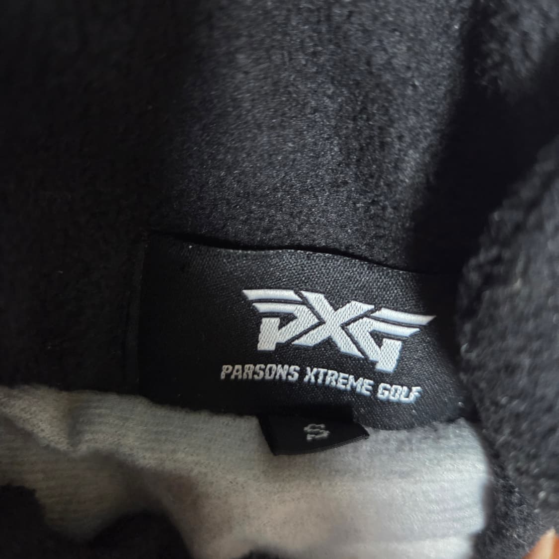 PXG 여성 S 보아 플리스 집업 자켓 아이보리 블랙 배색 상품이미지3