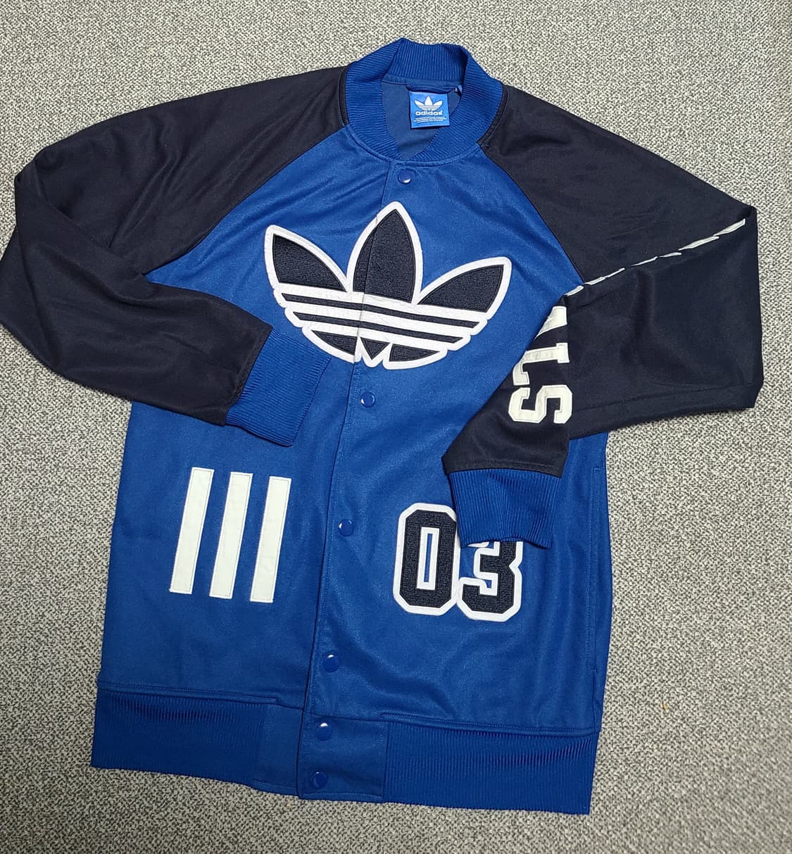 아디다스 오리지널스 로고 트랙탑 저지 바사티 야구점퍼 상품이미지2