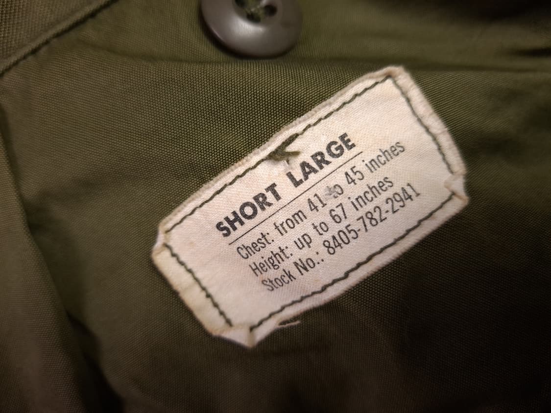 오리지날 미군 2세대 M-65 필드야상 상품이미지3