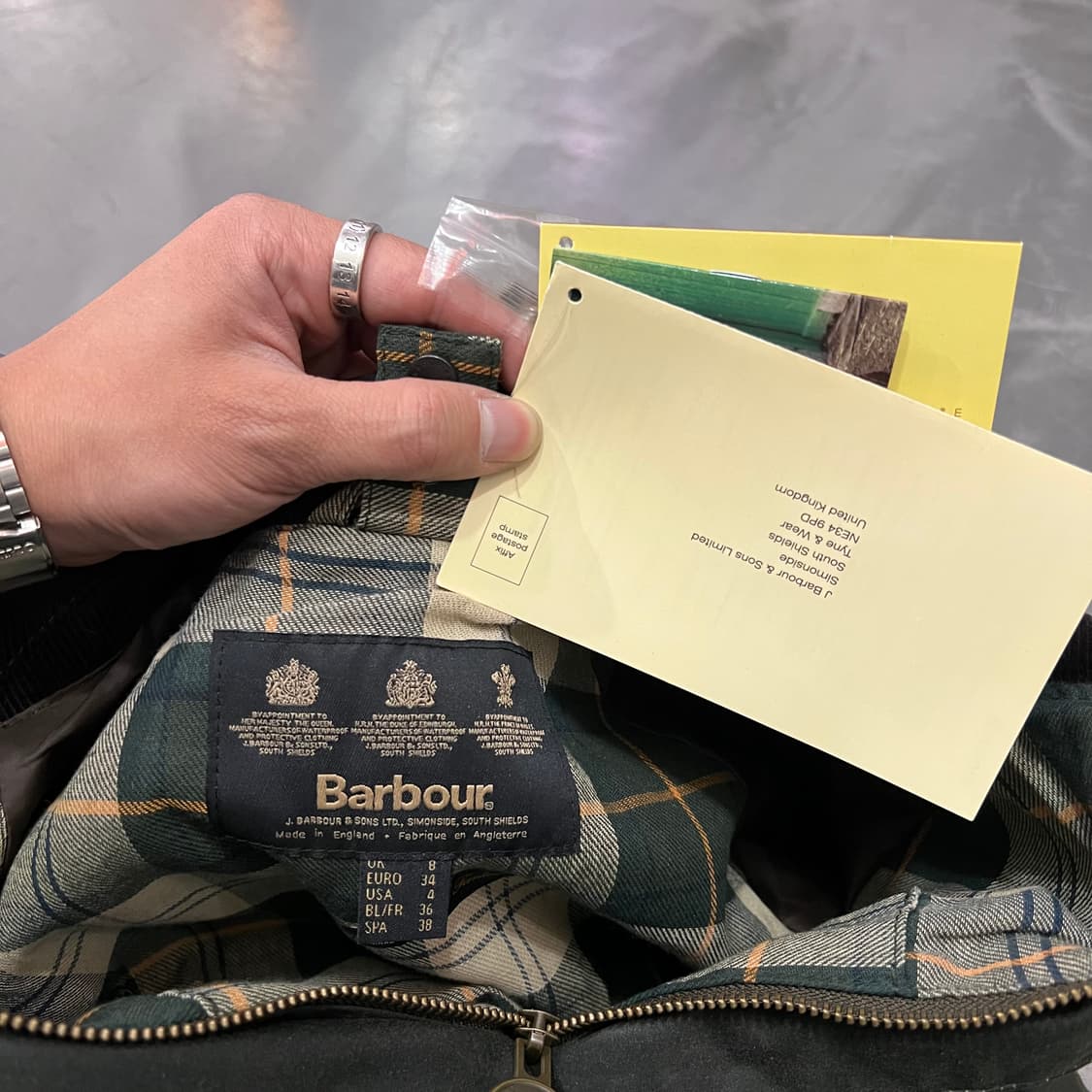  바버 데드스탁 사파리 자켓 y14486 상품이미지6