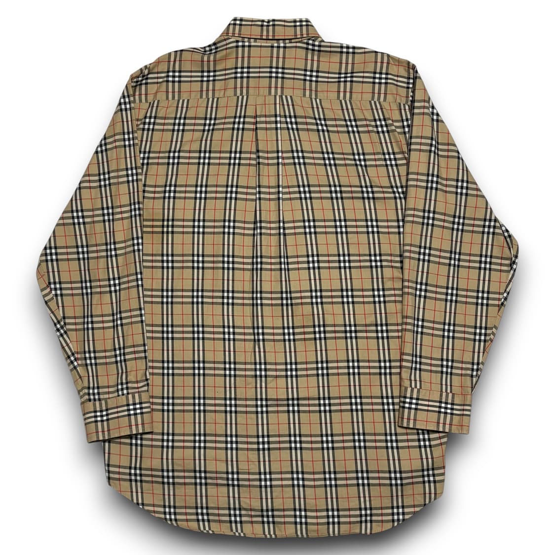 Burberry 남성 베이지 노바체크 원포켓 셔츠 상품이미지2