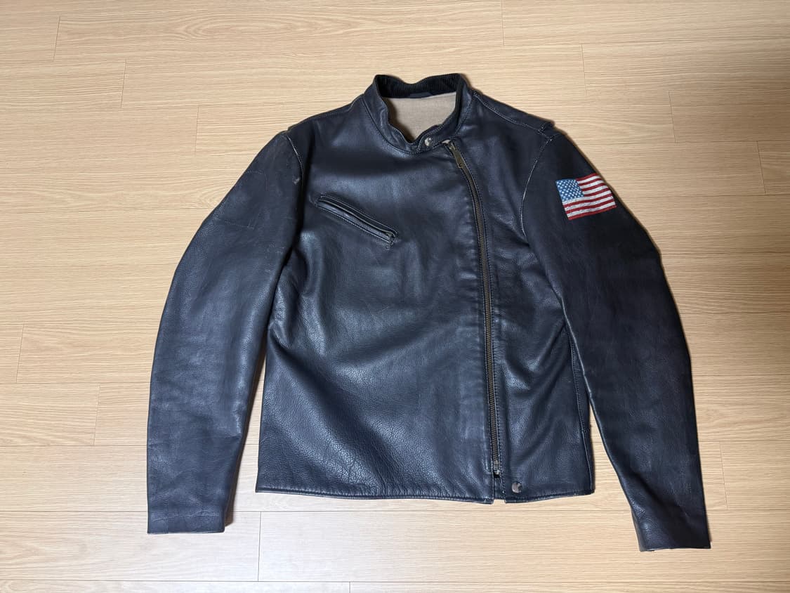 리바이스 LVC 성조기 가죽 라이더 레더 자켓 M 상품이미지1