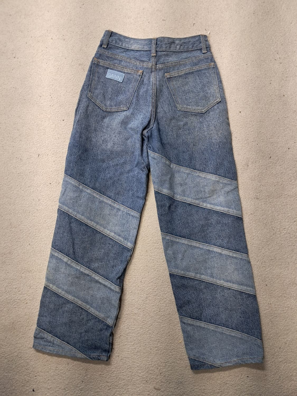 가니 미시 크롭 데님  상품이미지3