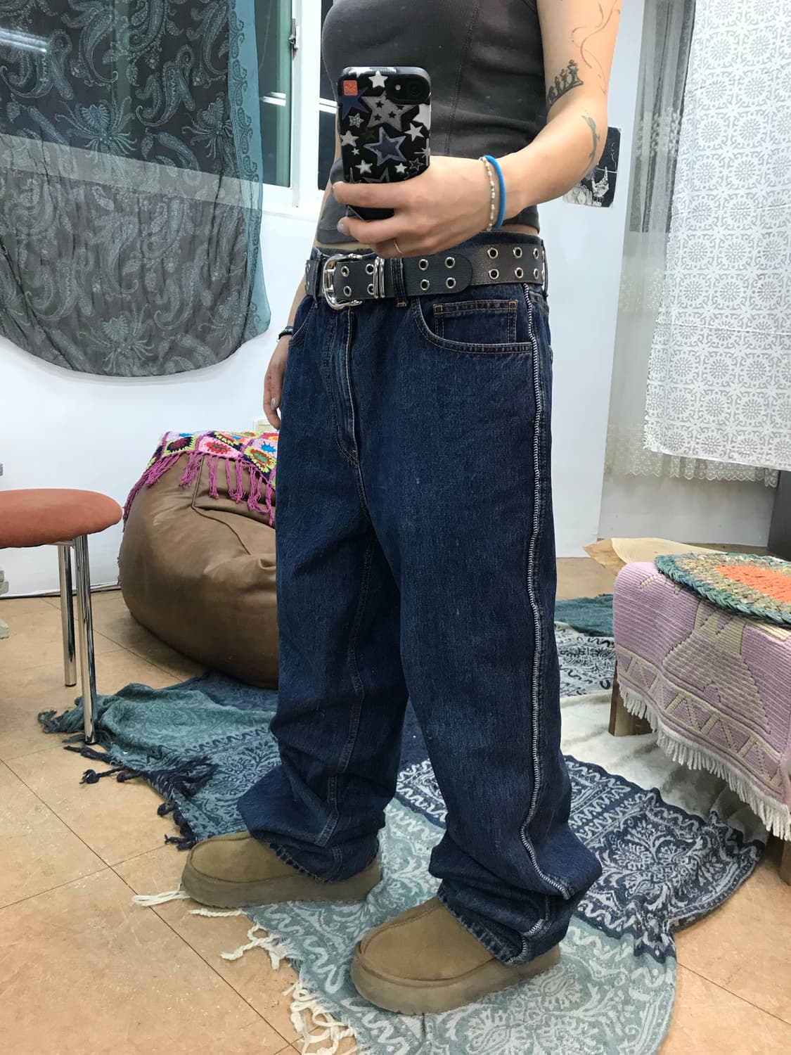 CCWC 크레이카워시크루 진청 데님팬츠  상품이미지1