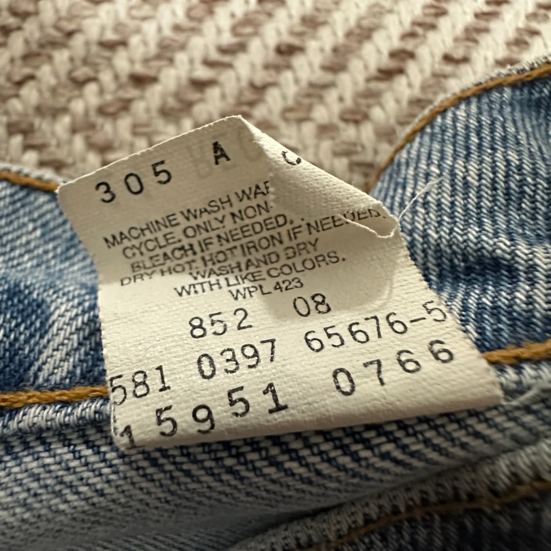 LEVI'S 951 90's usa made vintage denim 상품이미지5