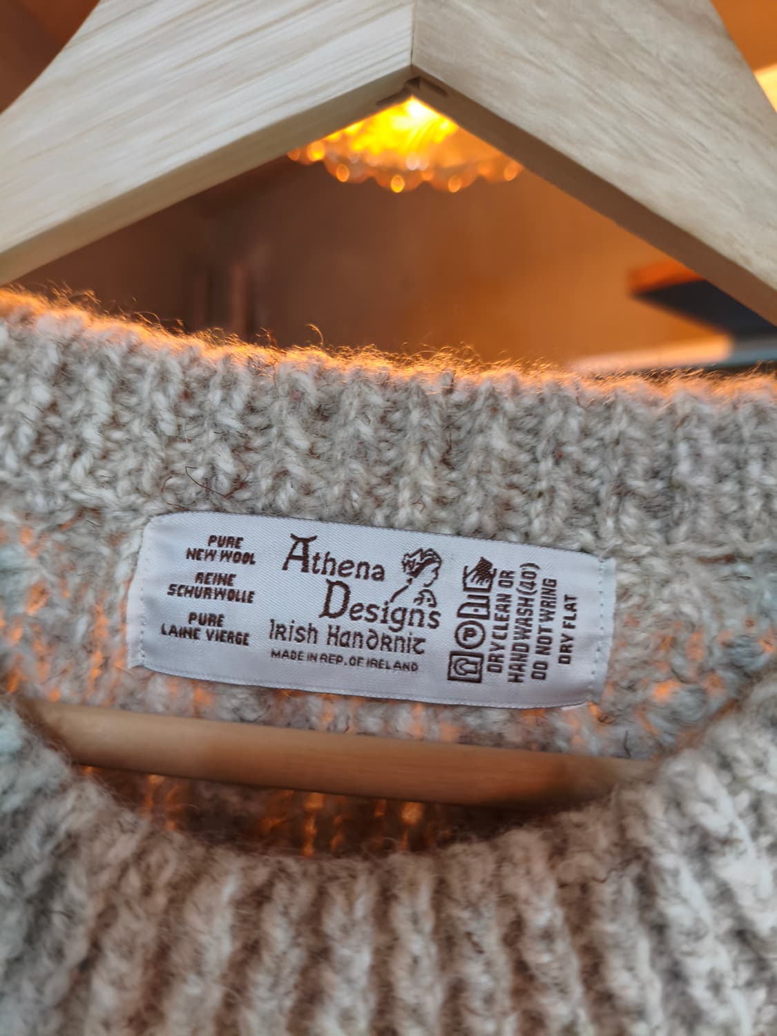 아테나디자인 케이블 니트 판매합니다 상품이미지7