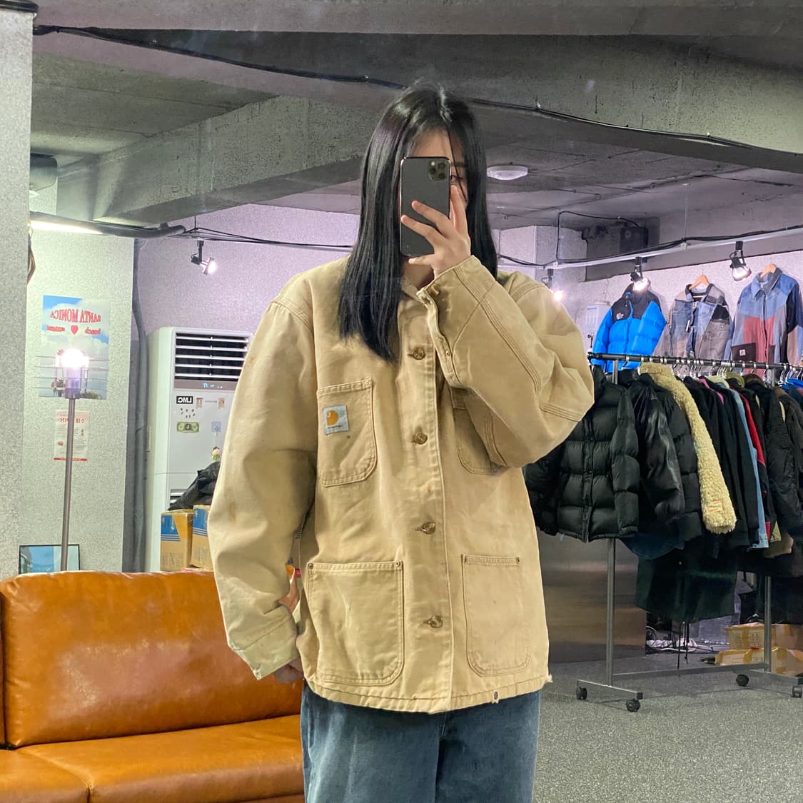 칼하트 미시건 브라운 초어자켓 B4066 상품이미지1