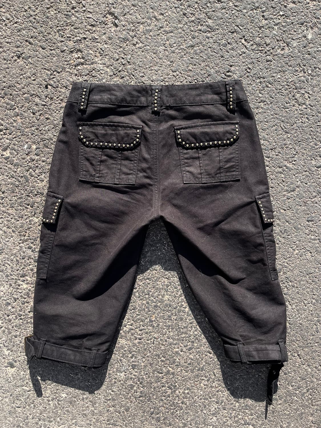 Y2k 밀리터리 펑크 무드 카프리 팬츠 상품이미지3
