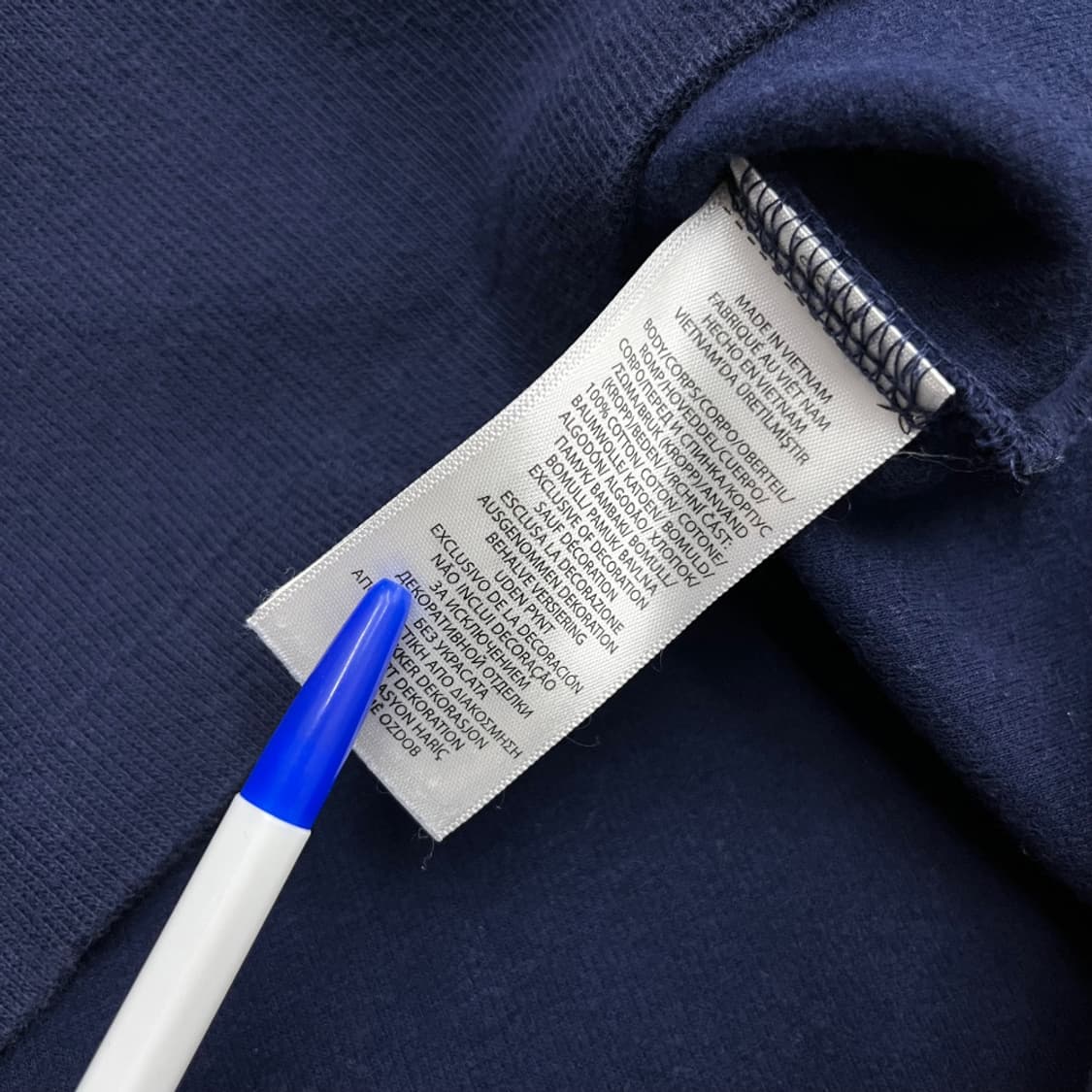 폴로 랄프로렌 옥스포드 네이비 반집업 니트 L 상품이미지5