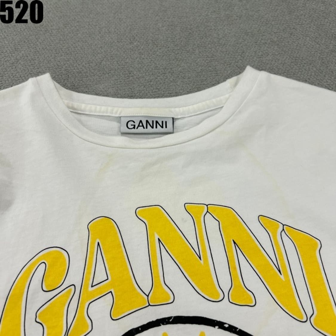 GANNI 화이트 반팔티  상품이미지6