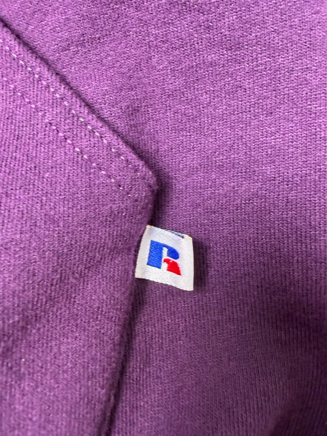 90s Russell Button Hoodie (purple) 상품이미지5