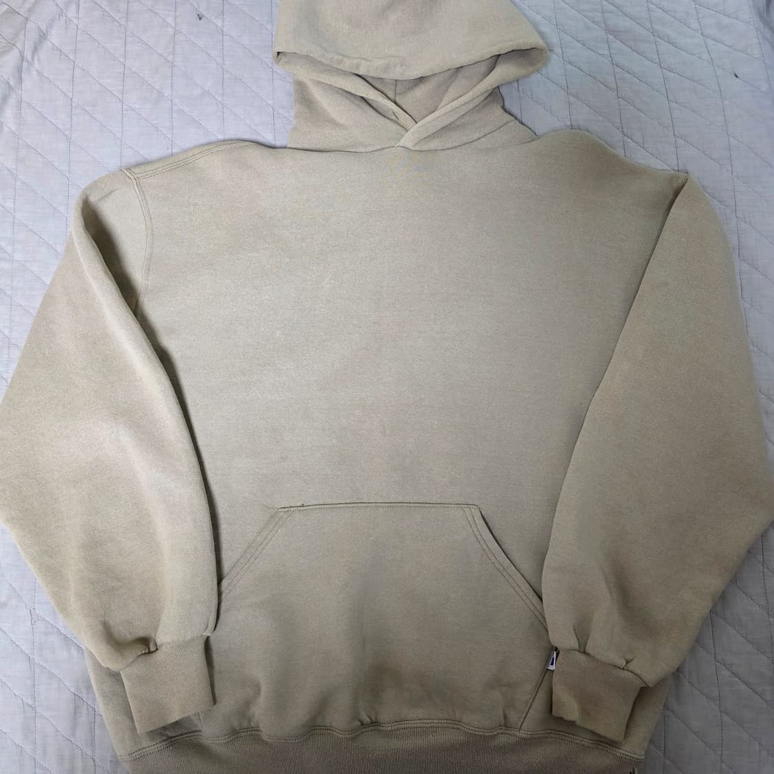 [XL] 90s 빈티지 러셀 애슬레틱 탄, 베이지 후디 후디 상품이미지2